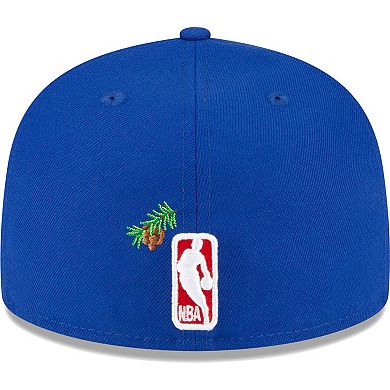 Men's New Era Royal Philadelphia 76ers Stateview 59FIFTY Fitted Hat