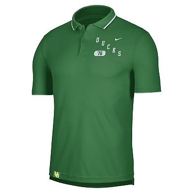 Men's Nike Green Oregon Ducks Wordmark Performance Polo