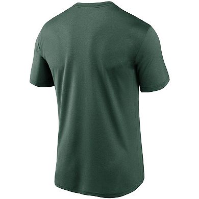 Men's Nike Green Green Bay Packers Logo Essential Legend Performance T-Shirt