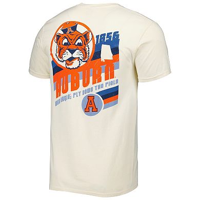 Men's Cream Auburn Tigers Vault Vintage Comfort Color T-Shirt