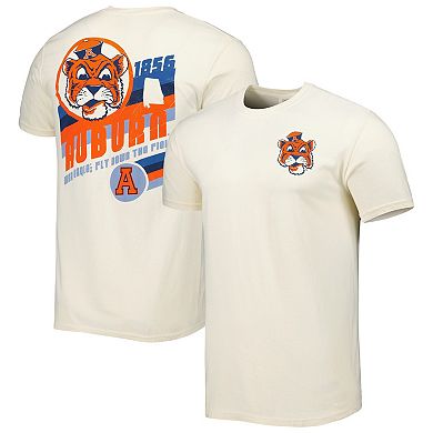 Men's Cream Auburn Tigers Vault Vintage Comfort Color T-Shirt