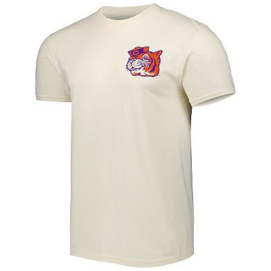 Men's Cream Clemson Tigers Vault Vintage Comfort Color T-Shirt