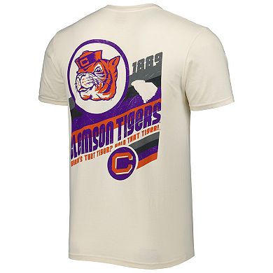 Men's Cream Clemson Tigers Vault Vintage Comfort Color T-Shirt