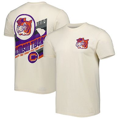 Men's Cream Clemson Tigers Vault Vintage Comfort Color T-Shirt