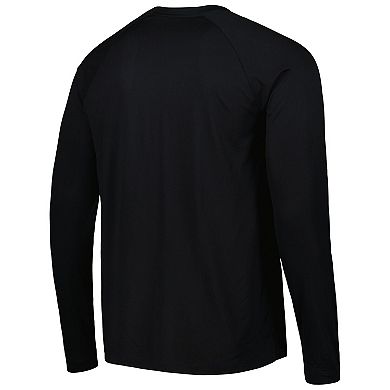 Men's Nike Black Wake Forest Demon Deacons Spotlight Raglan Performance Long Sleeve T-Shirt