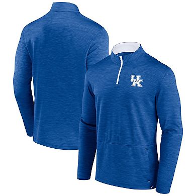 Men's Fanatics Branded Royal Kentucky Wildcats Classic Homefield Quarter-Zip Top