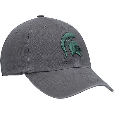 Men's '47 Charcoal Michigan State Spartans Clean Up Adjustable Hat