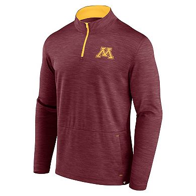 Men's Fanatics Branded Maroon Minnesota Golden Gophers Classic Homefield Quarter-Zip Top