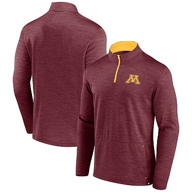 Men's Fanatics Branded Maroon Minnesota Golden Gophers Classic Homefield Quarter-Zip Top