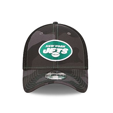 Men's New Era Camo/Black New York Jets  Logo Neo 39THIRTY Flex Hat