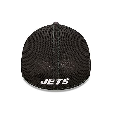 Men's New Era Camo/Black New York Jets  Logo Neo 39THIRTY Flex Hat