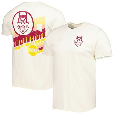 Men's Cream Arizona State Sun Devils Vault Vintage Comfort Color T-Shirt
