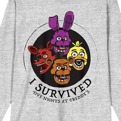 Men's Five Nights at Freddys Long Sleeve Tee