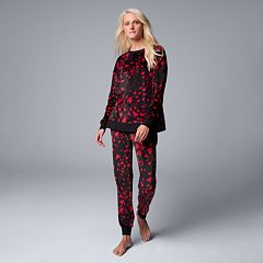 Simply vera wang pajamas plus online size