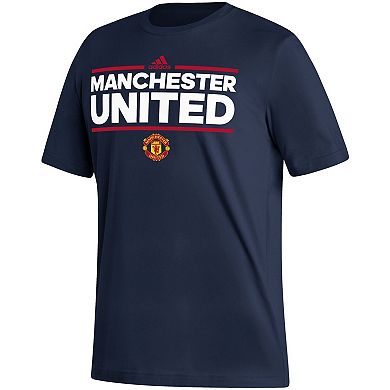 Men's adidas Navy Manchester United Dassler T-Shirt
