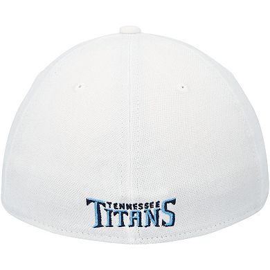 Men's New Era White Tennessee Titans Team White Out 39THIRTY Flex Hat