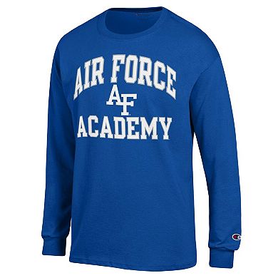 Men's Champion Royal Air Force Falcons High Motor Long Sleeve T-Shirt