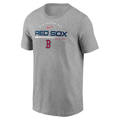 Men's Nike Heather Gray Boston Red Sox Team Engineered Performance T-Shirt