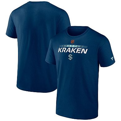 Men's Fanatics Branded Navy Seattle Kraken Special Edition 2.0 Authentic Pro T-Shirt