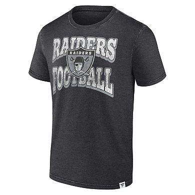 Men's Fanatics Branded Heather Charcoal Las Vegas Raiders Force Out T-Shirt
