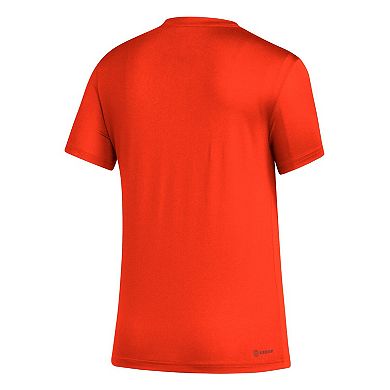 Women's adidas Orange Houston Dynamo FC AEROREADY Club Icon T-Shirt