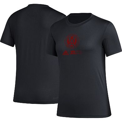 Women's adidas Black Atlanta United FC AEROREADY Club Icon T-Shirt