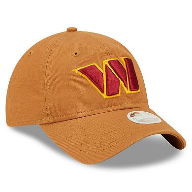 Women's New Era Brown Washington Commanders Core Classic 2.0 9TWENTY Adjustable Hat