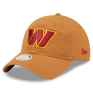 Women's New Era Brown Washington Commanders Core Classic 2.0 9TWENTY Adjustable Hat