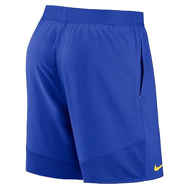 Men's Nike Royal Los Angeles Rams Stretch Woven Shorts