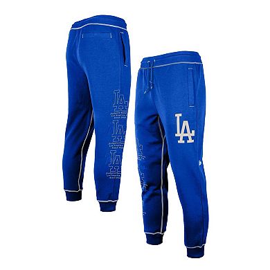 Men's New Era Royal Los Angeles Dodgers Team Split Jogger Pants