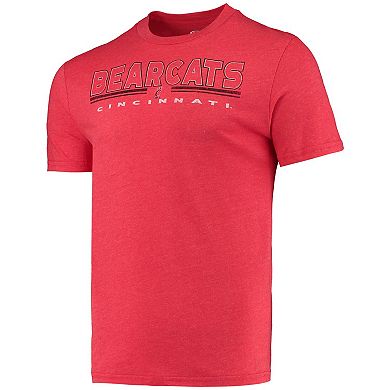 Men's Concepts Sport Heathered Charcoal/Red Cincinnati Bearcats Meter T-Shirt & Pants Sleep Set