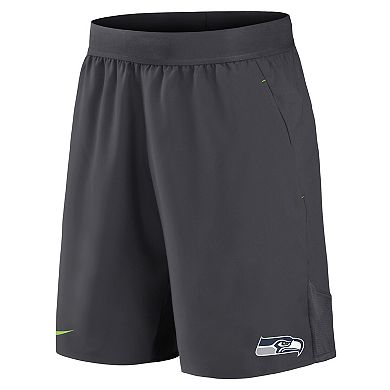 Men's Nike Anthracite Seattle Seahawks Stretch Woven Shorts