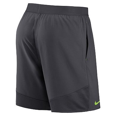 Men's Nike Anthracite Seattle Seahawks Stretch Woven Shorts