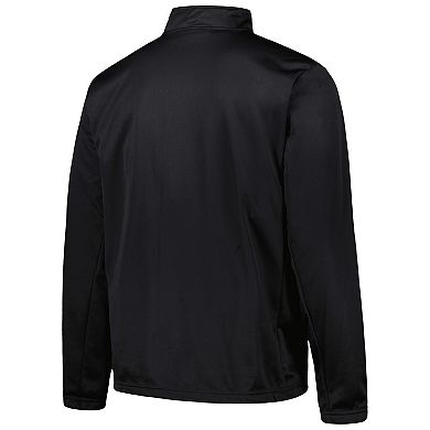 Men's Dunbrooke Black Las Vegas Raiders All-Star Tech Quarter-Zip Top