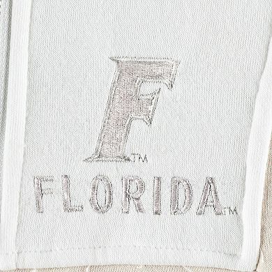 Women's Gameday Couture Tan/White Florida Gators Color-Block Quarter-Zip Jacket