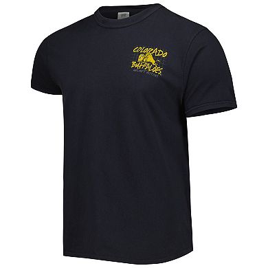 Men's Black Colorado Buffaloes Vault Helmet History Comfort T-Shirt