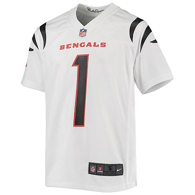 Youth Nike Ja'Marr Chase White Cincinnati Bengals Player Game Jersey