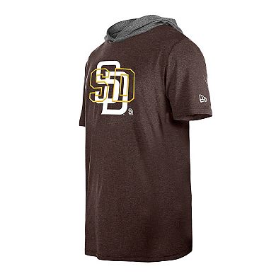 Men's New Era Brown San Diego Padres Team Hoodie T-Shirt