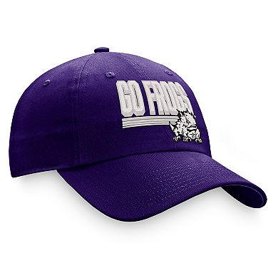 Men's Top of the World Purple TCU Horned Frogs Slice Adjustable Hat