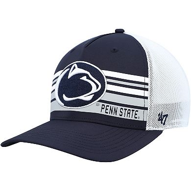 Men's '47 Navy Penn State Nittany Lions Brrr Altitude Trucker Snapback Hat