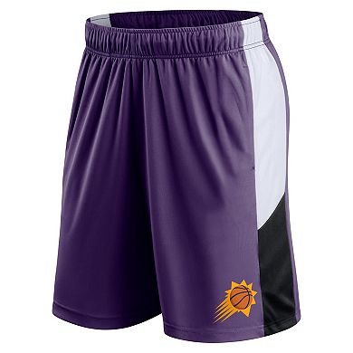 Men's Fanatics Branded Purple Phoenix Suns Champion Rush Colorblock Performance Shorts