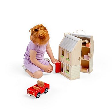 Bigjigs Toys, Wooden Tractor and Trailer