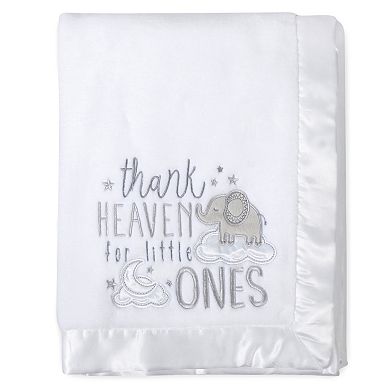 Baby Essentials "Thank Heaven For Little Ones" Plush Baby Blanket
