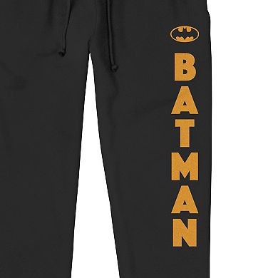 Men's Batman Bat Signal Vertical Name Lightweight Joggers