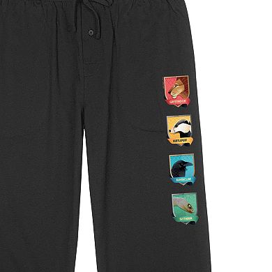 Men's Harry Potter Animal Emblems Lounge Pants