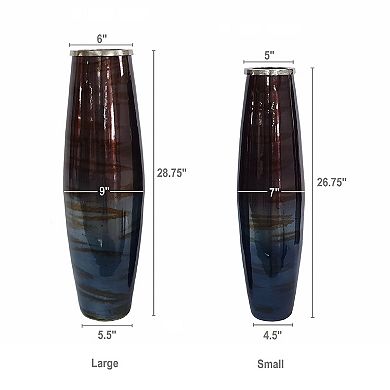 Veneta Decorative Vase Floor Decor 2-piece Set