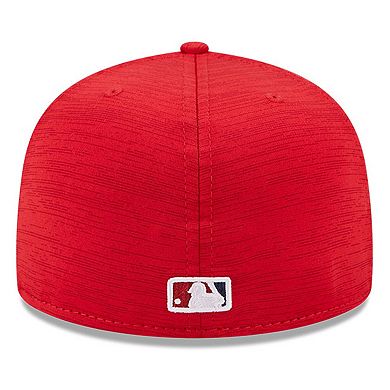 Men's New Era  Red Washington Nationals 2023 Clubhouse 59FIFTY Fitted Hat