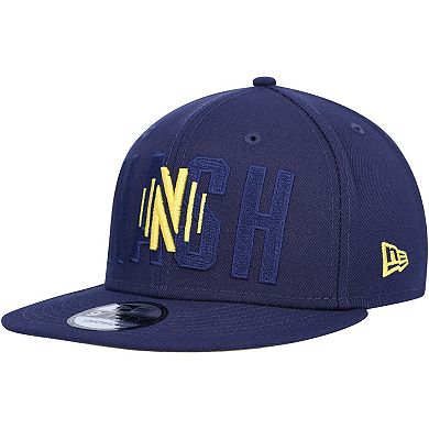 Men's New Era Navy Nashville SC Kick Off 9FIFTY Snapback Hat