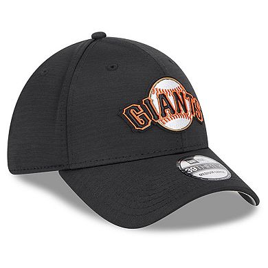 Men's New Era  Black San Francisco Giants 2023 Clubhouse 39THIRTY Flex Hat