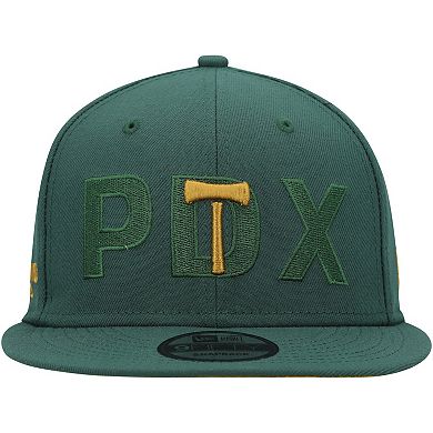 Men's New Era Green Portland Timbers Kick Off 9FIFTY Snapback Hat